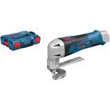 Bosch GSC 12V-13 PROFESSIONAL Cizalla eléctrica 3600 spm, Tijeras de chapa azul/Negro, Cizalla eléctrica, 3600 spm, 1,3 mm, 2 mm, 80 dB, 69 dB