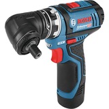 Bosch GSR 12V-15 FC Professional, Destornillador azul/Negro, Taladro de pistola, Sin llave, Negro, Azul, 1 cm, 1300 RPM, 3 cm