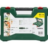 Bosch Juego de brocas / puntas V-Line TIN, 91 piezas, Conjuntos de brocas & puntas verde