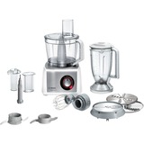 Bosch MC812S814 robot de cocina 1250 W 3,9 L Acero inoxidable, Blanco blanco/Acero fino cepillado, 3,9 L, Acero inoxidable, Blanco, Giratorio, CE, EAC, VDE, Plástico, 1250 W