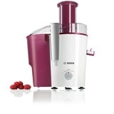 Bosch MES25C0 exprimidor Licuadora centrífuga 700 W Cereza (fruta), Transparente, Blanco Berry/blanco, Licuadora centrífuga, Cereza (fruta), Transparente, Blanco, Paso, 2 L, 1,25 L, 1,25 L