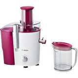 Bosch MES25C0 exprimidor Licuadora centrífuga Cereza, Transparente, Blanco 700 W blanco/Rosa neón, Licuadora centrífuga, Cereza, Transparente, Blanco, Paso, 2 L, 1,25 L, 1,25 L