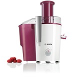 Bosch MES25C0 exprimidor Licuadora centrífuga Cereza, Transparente, Blanco 700 W Berry/blanco, Licuadora centrífuga, Cereza, Transparente, Blanco, Paso, 2 L, 1,25 L, 1,25 L