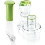 Bosch MES25G0 exprimidor 700 W Verde, Licuadora verde claro/blanco, Exprimidor, Verde, 2 L, 1,25 L, 7,3 cm, Acero inoxidable