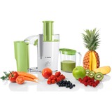 Bosch MES25G0 exprimidor 700 W Verde, Licuadora verde claro/blanco, Exprimidor, Verde, 2 L, 1,25 L, 7,3 cm, Acero inoxidable