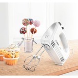 Bosch MFQ24200 batidora Batidora de mano 400 W Plata, Blanco blanco/Acero fino, Batidora de mano, Plata, Blanco, Batir, Amasar, Mezcla, Remover, Botones, palanca, Metal, Plástico, 400 W