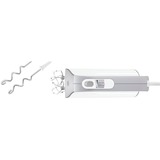 Bosch MFQ4030 batidora Batidora de mano 500 W Plata, Blanco blanco/Plateado, Batidora de mano, Plata, Blanco, 1,4 m, 500 W, 220 - 240 V, 50 - 60 Hz