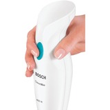 Bosch MSM2410DW licuadora Batidora de inmersión 400 W Azul, Blanco, Batidora de mano blanco/Turquesa, Batidora de inmersión, 400 W, Azul, Blanco