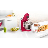 Bosch MUM58420 robot de cocina 1000 W 3,9 L rosa neón/Plateado, 3,9 L, Botones, Giratorio, 1,1 m, 3 discos, Acero inoxidable, 1000 W