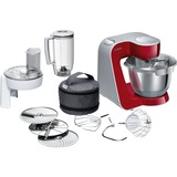 Bosch MUM58720 robot de cocina 1000 W 3,9 L Gris, Rojo, Acero inoxidable rojo/Plateado, 3,9 L, Gris, Rojo, Acero inoxidable, 1,1 m, 220 - 240 V, 50 - 60 Hz, Acero inoxidable