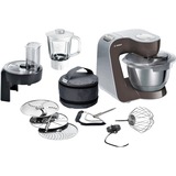 Bosch MUM58A20 robot de cocina 1000 W 3,9 L Antracita, Plata acero fino/Marrón, 3,9 L, Antracita, Plata, 3 discos, Acero inoxidable, Plástico, Acero inoxidable, 1000 W