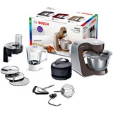 Bosch MUM58A20 robot de cocina 1000 W 3,9 L Antracita, Plata acero fino/Marrón, 3,9 L, Antracita, Plata, 3 discos, Acero inoxidable, Plástico, Acero inoxidable, 1000 W