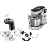Bosch MUM9D33S11 robot de cocina 1300 W 5,5 L Negro, Plata plateado/Negro, 5,5 L, Negro, Plata, Giratorio, 1 m, Acero inoxidable, Metal