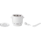 Bosch MUZ4EB1 máquina para helados 1,14 L Blanco, Heladera blanco, 1,14 L, 30 min, Blanco, 200 mm, 200 mm, 210 mm