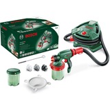 Bosch PFS 5000 E 1 L, Arma de aerosol verde/Negro, Pintura, 1 L, Madera, 0,5 l/min, 2,5 m/s², 1,5 m/s²