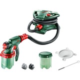 Bosch PFS 5000 E 1 L, Arma de aerosol verde/Negro, Pintura, 1 L, Madera, 0,5 l/min, 2,5 m/s², 1,5 m/s²