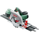 Bosch PKS 66 AF 19 cm Verde, Rojo, Plata 5000 RPM 1600 W, Sierra circular verde/Negro, Madera, Verde, Rojo, Plata, 19 cm, 5000 RPM, 6,6 cm, 4,8 cm
