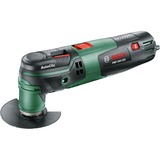 Bosch PMF 250 CES Negro, Verde, Rojo 250 W 20000 OPM, Herramienta multifunción verde, Corte, Lijado, Serrado, Raspado, Negro, Verde, Rojo, 20000 OPM, 15000 OPM, 1,4°, Corriente alterna