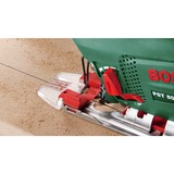 Bosch PST 800 PEL power jigsaws 3000 spm 530 W 2 kg, Sierra de calar verde/Negro, Área de agarre superior, Negro, Verde, Rojo, 3000 spm, 8 cm, 500 spm, 5 mm