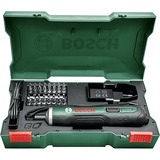 Bosch PushDrive Verde, Destornillador verde, Verde, 5 Nm, 2,5 Nm, 5 Nm, Batería, 3,6 V