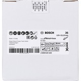 Bosch R780 Disco de lijado, Rueda de esmeril Disco de lijado, Acero inoxidable, Acero, 12,5 cm, Bosch, Centro plano, 2,22 cm
