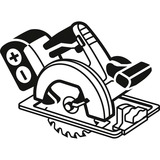 Bosch STANDARD FOR WOOD hoja de sierra circular 16,5 cm 1 pieza(s) Punta de carburo de tungsteno (TCT), Madera blanda, Madera noble, 16,5 cm, 2 cm, 1 mm, 9500 RPM