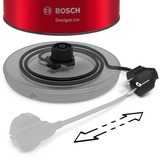 Bosch TWK3P424 tetera eléctrica 1,7 L 2400 W Gris, Rojo, Hervidor de agua rojo/Gris, 1,7 L, 2400 W, Gris, Rojo, Acero inoxidable, Indicador de nivel de agua, Protección contra sobrecalentamiento