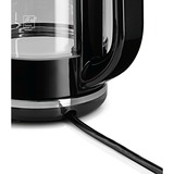 Bosch TWK70B03 tetera eléctrica 1,7 L 2400 W Negro, Transparente, Hervidor de agua negro, 1,7 L, 2400 W, Negro, Transparente, Vidrio, Indicador de nivel de agua, Protección contra sobrecalentamiento