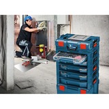 Bosch i-BOXX 72 Professional ABS sintéticos Azul, Transparente, Caja de herramientas azul, ABS sintéticos, Azul, Transparente, 357 mm, 316 mm, 72 mm, 900 g