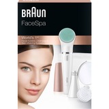 Braun FaceSpa 851V Oro, Blanco, Depiladora blanco/Bronce, Oro, Blanco, 1.5 V, AA, 321 g, Caja, 57 mm