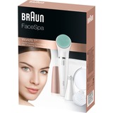 Braun FaceSpa 851V Oro, Blanco, Depiladora blanco/Bronce, Oro, Blanco, 1.5 V, AA, 321 g, Caja, 57 mm