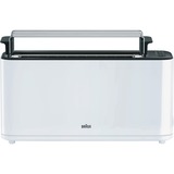 Braun HT 3110 White 1 rebanada(s) 1000 W Blanco, Tostadora blanco, 1 rebanada(s), Blanco, Plástico, Botones, Giratorio, 1000 W