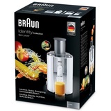 Braun J 500 WH Exprimidor 900 W Acero inoxidable, Blanco, Licuadora blanco/Acero fino, Exprimidor, Acero inoxidable, Blanco, 2 L, 1,25 L, 7,5 cm, 900 W