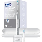 Braun Pulsonic Slim Luxe 4500 Adulto Cepillo dental sónico Platino, Cepillo de dientes eléctrico platino, Adulto, Cepillo dental sónico, Cuidados diarios, Sensible, Blanqueador, 62000 movimientos por minuto, Platino, 2 min