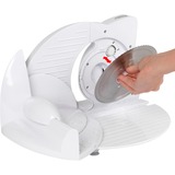 Clatronic AS 2958 rebanadora Eléctrico Blanco, Cortatodo blanco, Eléctrico, Blanco, 230 V, 50 Hz, 230 mm, 310 mm