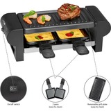 Clatronic Raclette-Grill RG 3592 negro/Plateado