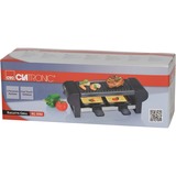 Clatronic Raclette-Grill RG 3592 negro/Plateado