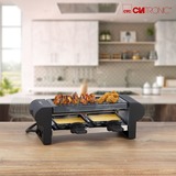 Clatronic Raclette-Grill RG 3592 negro/Plateado