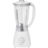 Clatronic UM 3470 1,5 L Batidora de vaso 500 W Blanco, Batidora depie blanco, Batidora de vaso, 1,5 L, Función de impulso, Picahielos, 500 W, Blanco