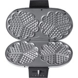 Cloer 1329 gofrera 1200 W Negro, Acero inoxidable plateado/Negro, 1200 W, 230 V