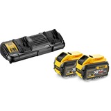 DEWALT Starter-Set DCB132X2, Cargador negro/Amarillo