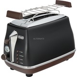 DeLonghi 2103.BK 2 rebanada(s) 900 W Negro, Tostadora negro (mate), 2 rebanada(s), Negro, Acero inoxidable, 900 W, 220 - 240 V, 50 - 60 Hz