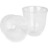 DeLonghi 5513214601 vaso de café Transparente 2 pieza(s) 190 ml, Vidrio transparente, Transparente, Vidrio, 2 pieza(s), Transparente, 190 ml, 95 mm