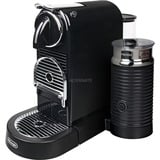 DeLonghi Citiz Semi-automática Cafetera de filtro 1 L, Cafetera de cápsulas negro/Plateado, Cafetera de filtro, 1 L, Cápsula de café, 1710 W, Negro