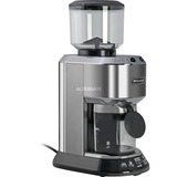 DeLonghi Dedica KG 521.M Molinillo 150 W Acero inoxidable, Molinillo de café plateado/Negro, 150 W, 110-120 V, 50 - 60 Hz, 2,77 kg, 152,4 mm, 241,3 mm