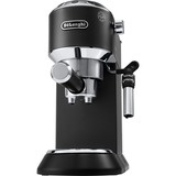 DeLonghi Dedica Style EC 685.BK Manual Máquina espresso 1,1 L, Cafetera espresso negro/Plateado brillante, Máquina espresso, 1,1 L, De café molido, 1300 W, Negro, Cromo, Acero inoxidable