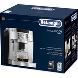 DeLonghi ECAM 22.110.SB cafetera eléctrica Totalmente automática Máquina espresso 1,8 L, Superautomática plateado/Negro, Máquina espresso, 1,8 L, Granos de café, De café molido, Molinillo integrado, 1450 W, Negro, Plata