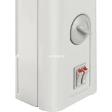 DeLonghi HCM2030 calefactor eléctrico 2000 W, Convector de pie blanco/Gris, 2000 W, 700 W, 60 m³, 230 V, 50 Hz, 542 x 175 x 400 mm