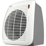 DeLonghi HVY1030 calefactor eléctrico 2000 W, Termoventiladores blanco/Gris, 2000 W, 1000 W, 65 m³, 220 - 230 V, 50 Hz, 600 g