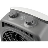 DeLonghi HVY1030 calefactor eléctrico 2000 W, Termoventiladores blanco/Gris, 2000 W, 1000 W, 65 m³, 220 - 230 V, 50 Hz, 600 g